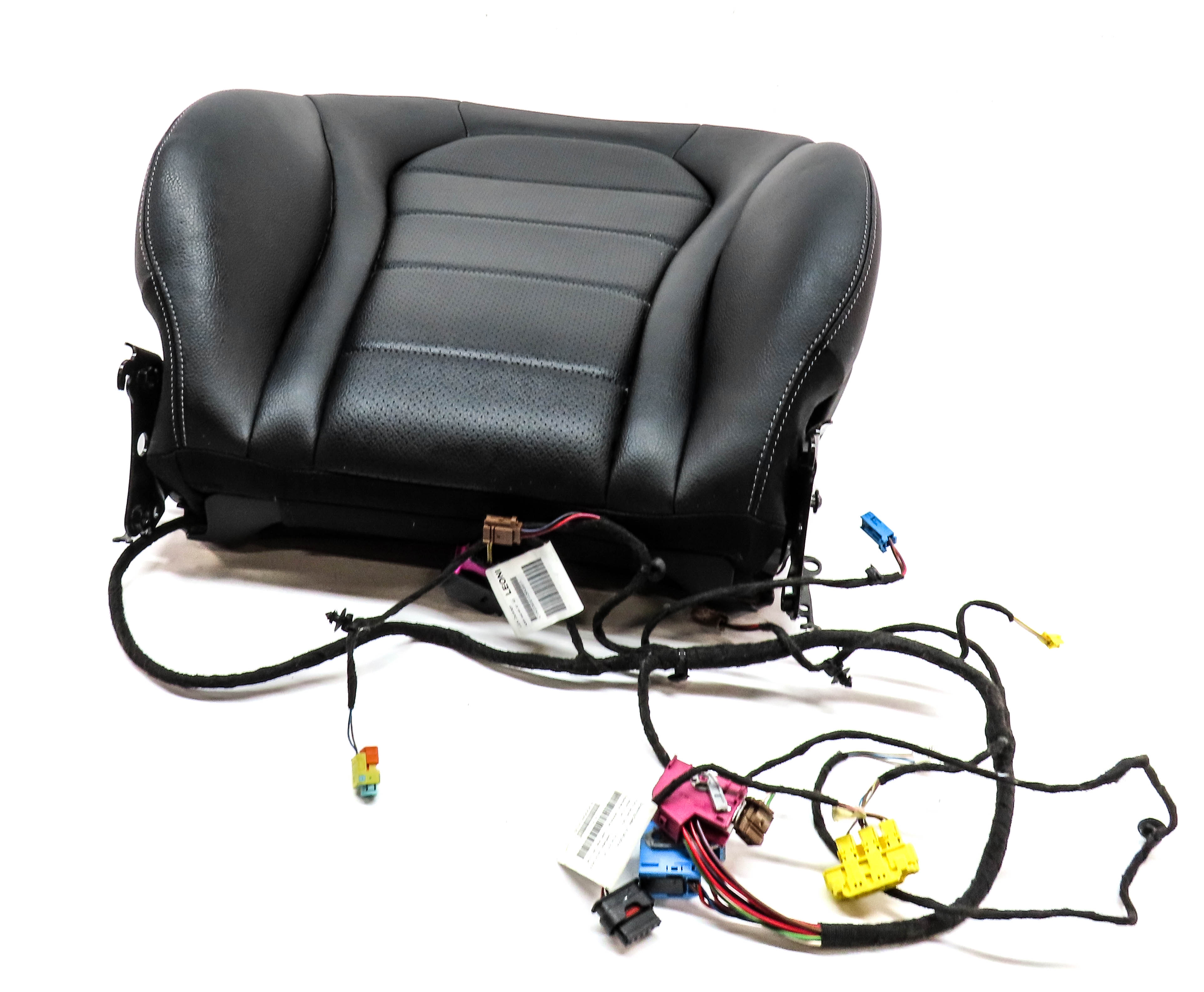 15 MERCEDES C300 W205 RIGHT PASSENGER UPPER MEMORY HEATED SEAT CUSHION (Black) — exact item pictured